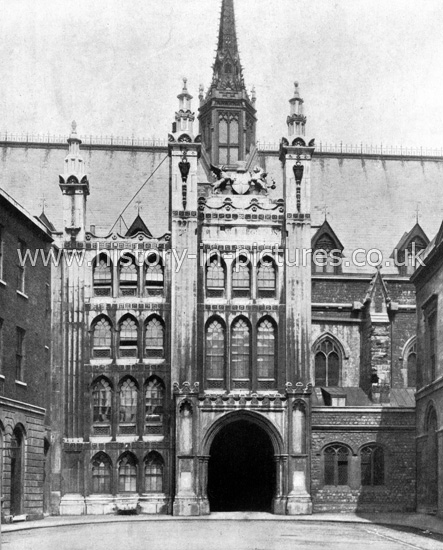 Guildhall, London. c.1890's.